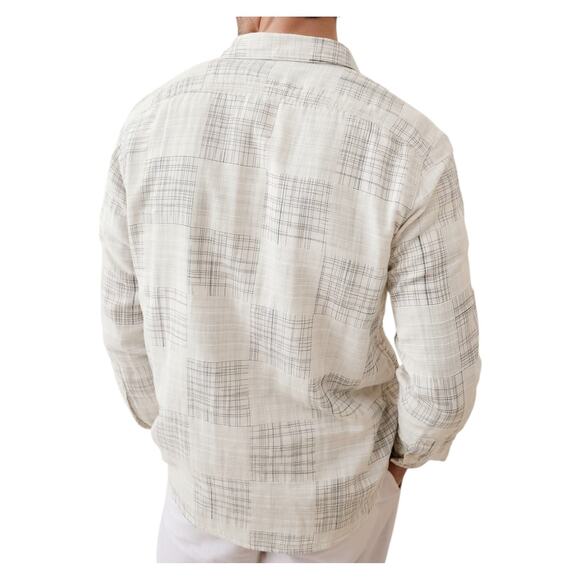 Banana Republic Factory Men's‎ Slim Santorini Blues Shirt Size Medium Beach - Picture 2 of 9